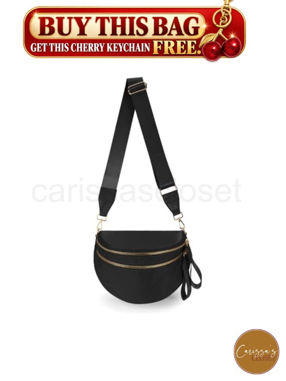 ✨ Spacious Nylon Crossbody Bag Bum Bag Handbag Purse for Women